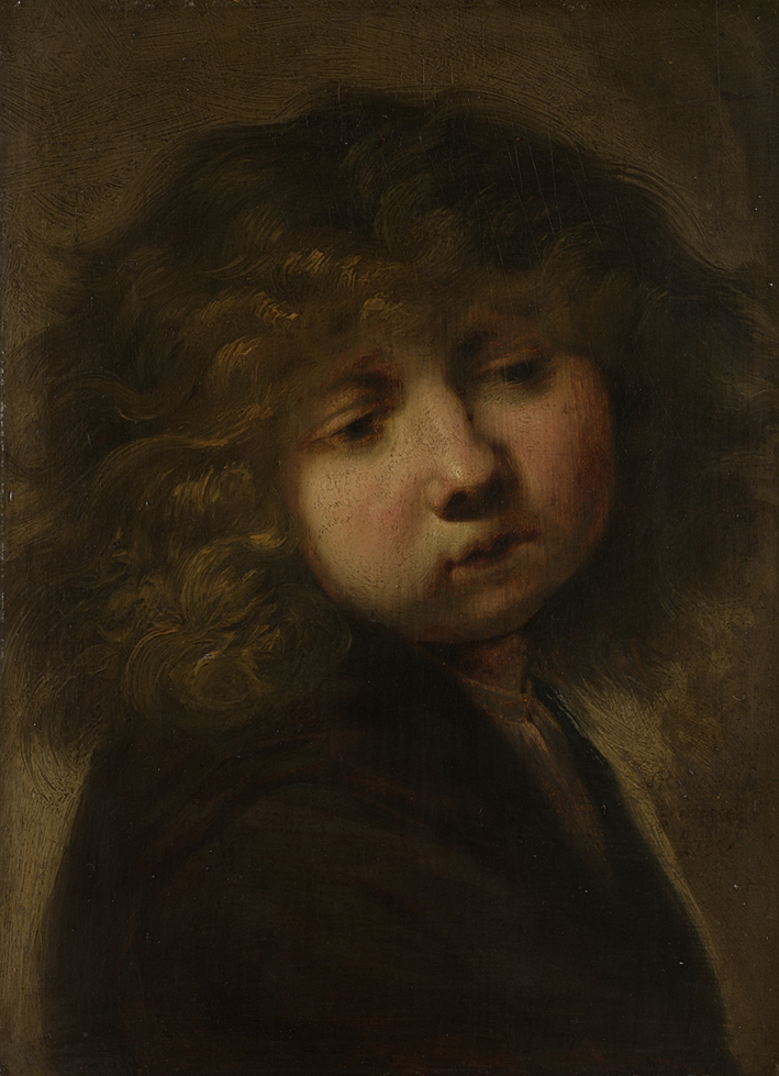  伦勃朗·梵·莱茵 Rembrandt van Rijn——卷发的小孩
